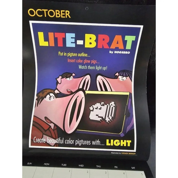 CISCO SNORT Calendar 2024 Snort Pig Hock'Em Sock'Em Pigbots Funny Wall Calendar - Picture 11 of 12